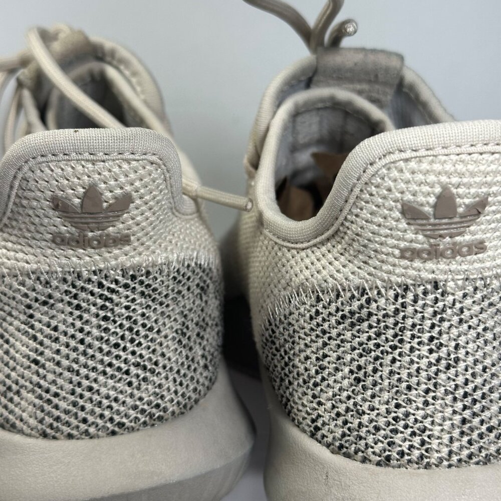 Adidas Tubular Beige/Gray Knit Running Shoes Size Mens 4.5 Ladies 6.5 Athletic - Picture 10 of 14